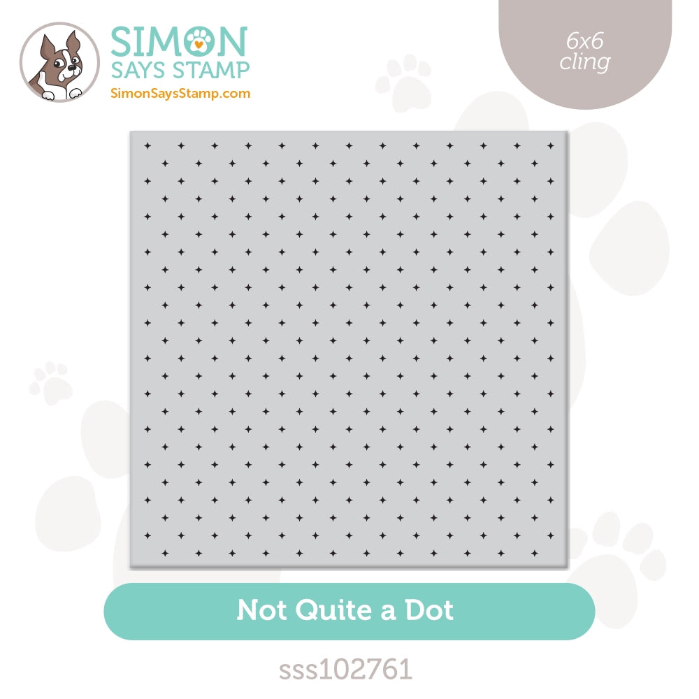 Simon Says Cling Stamp Not Quite A Dot sss102761 All The Joy
