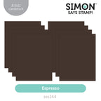 Simon Says Stamp Cardstock 100lb Espresso sss144 Sending Cheer