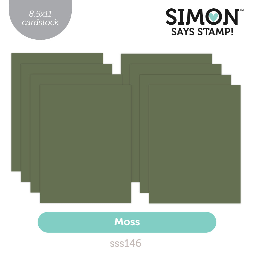 Simon Says Stamp Cardstock 100lb Moss sss146 Sending Cheer