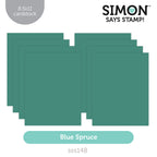 Simon Says Stamp Cardstock 100lb Blue Spruce sss148 Sending Cheer