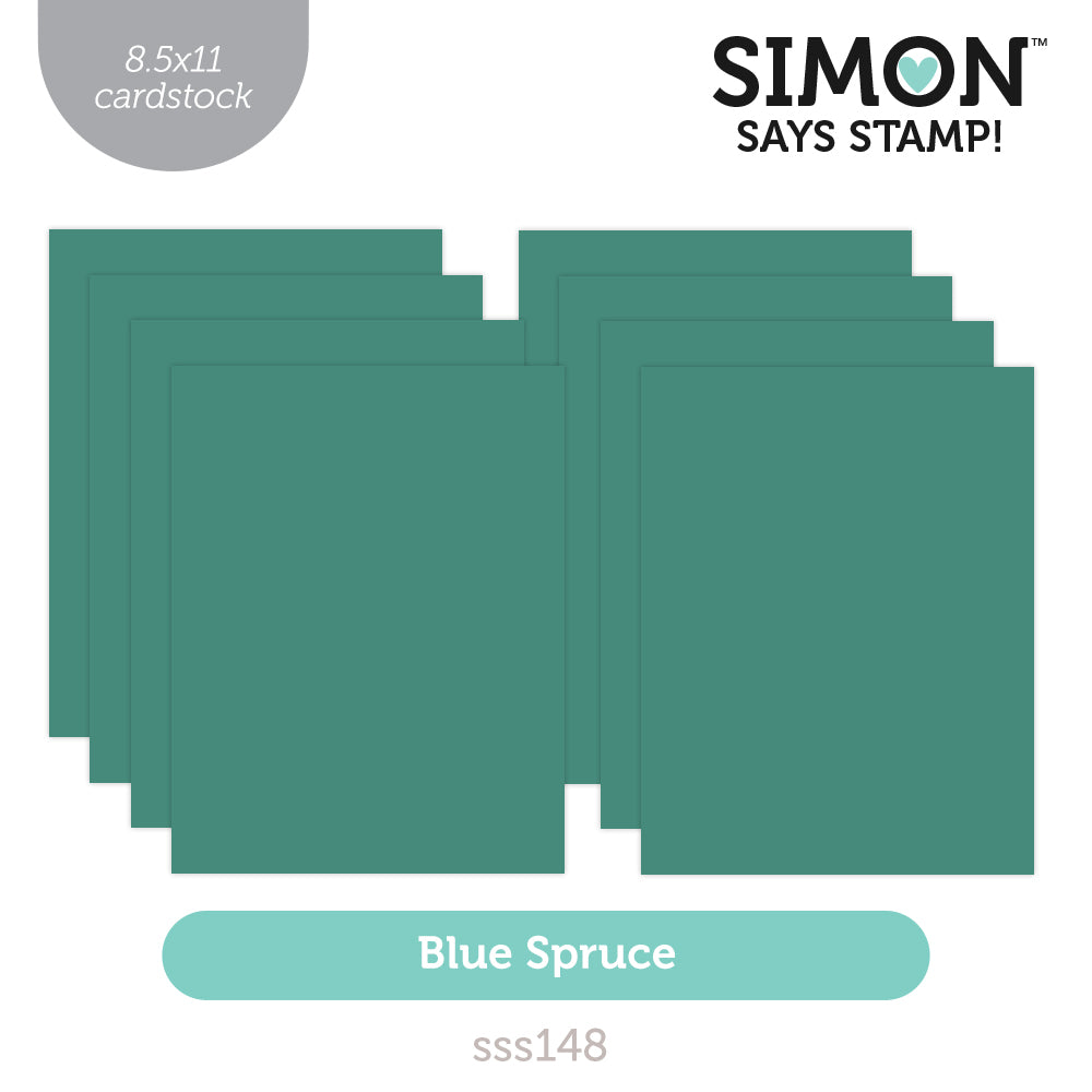 Simon Says Stamp Cardstock 100lb Blue Spruce sss148 Sending Cheer