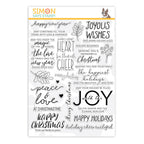 Simon Says Clear Stamps INSIDE CHRISTMAS GREETINGS sss202028