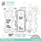 Simon Says Clear Stamps WINDOW FRAMES SSS202101 *