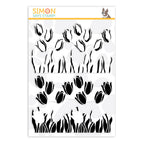 Simon Says Clear Stamps LAYERED TULIPS sss202121