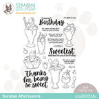 Simon Says Clear Stamps SUNDAE AFTERNOONS sss202318c *