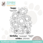 Simon Says Clear Stamps SUNFLOWER GARDEN sss202382c