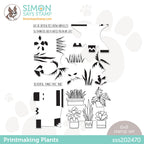 Simon Says Clear Stamps PRINTMAKING PLANTS sss202470 *