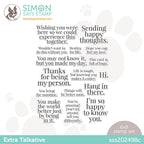 Simon Says Clear Stamps EXTRA TALKATIVE sss202498c