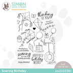 Simon Says Clear Stamps SOARING BIRTHDAY sss202538c *