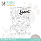 Simon Says Clear Stamps SWEET TOOTH BEARS sss202611c *