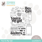 Simon Says Clear Stamps YOU'RE MY GAL sss202617c Hugs