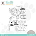 Simon Says Clear Stamps WITH LOVE sss202670c Kisses *