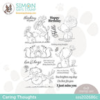 Simon Says Clear Stamps Caring Thoughts sss202686c Dear Friend