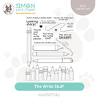 Simon Says Clear Stamps The Write Stuff sss202714c Just A Note