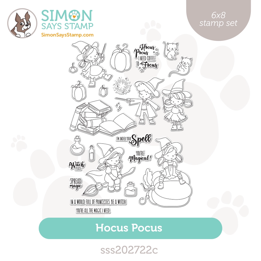 Simon Says Clear Stamps Hocus Pocus sss202722c Stamptember