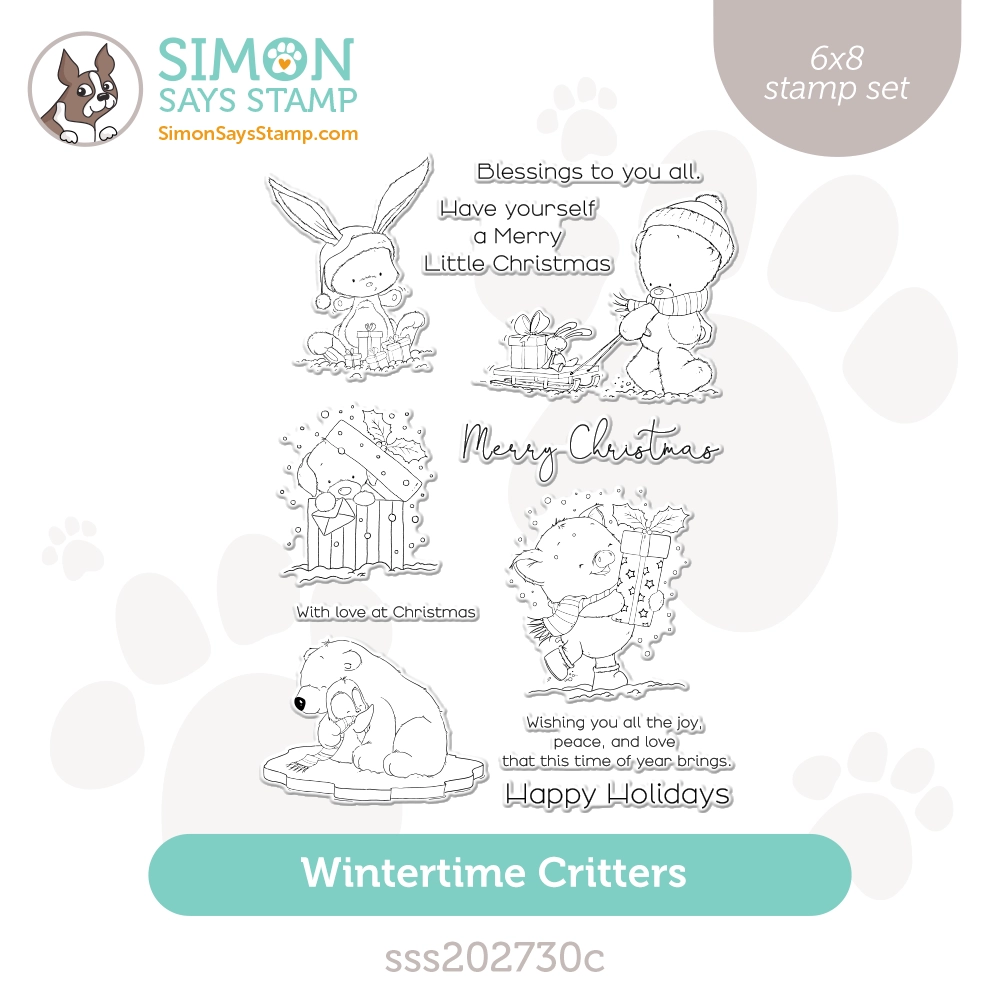 Simon Says Clear Stamps Wintertime Critters sss202730c Season Of Wonder