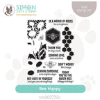 Simon Says Clear Stamp Bee Happy sss202732c