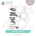 Simon Says Clear Stamps Cue The Confetti sss202758c Stamptember