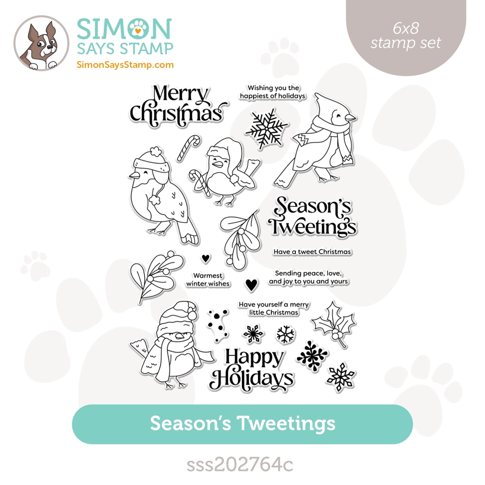 Simon Says Clear Stamps Season's Tweetings sss202764c All The Joy