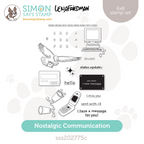 Simon Says Clear Stamps Nostalgic Communication sss202775c Stamptember