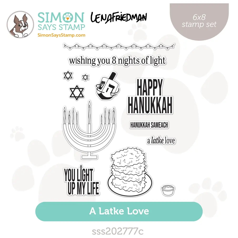 Simon Says Clear Stamps A Latke Love sss202777c All The Joy