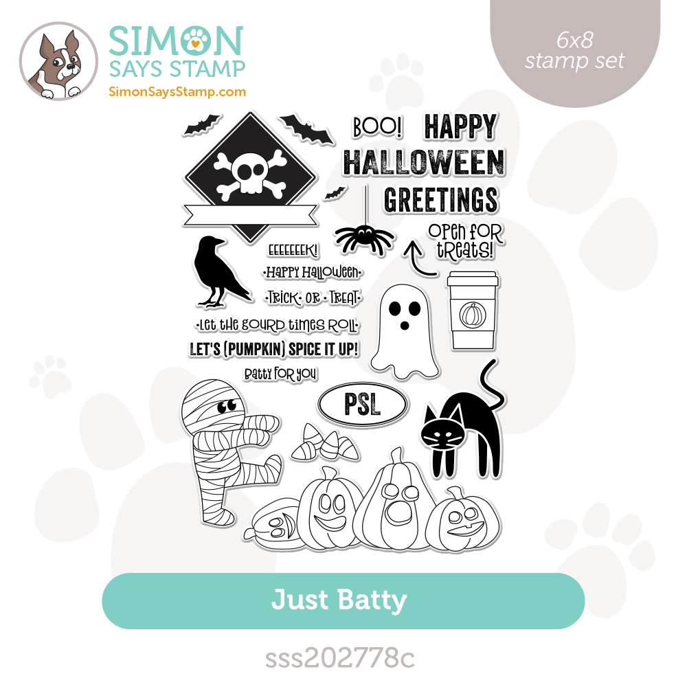 Simon Says Clear Stamps Just Batty sss202778c