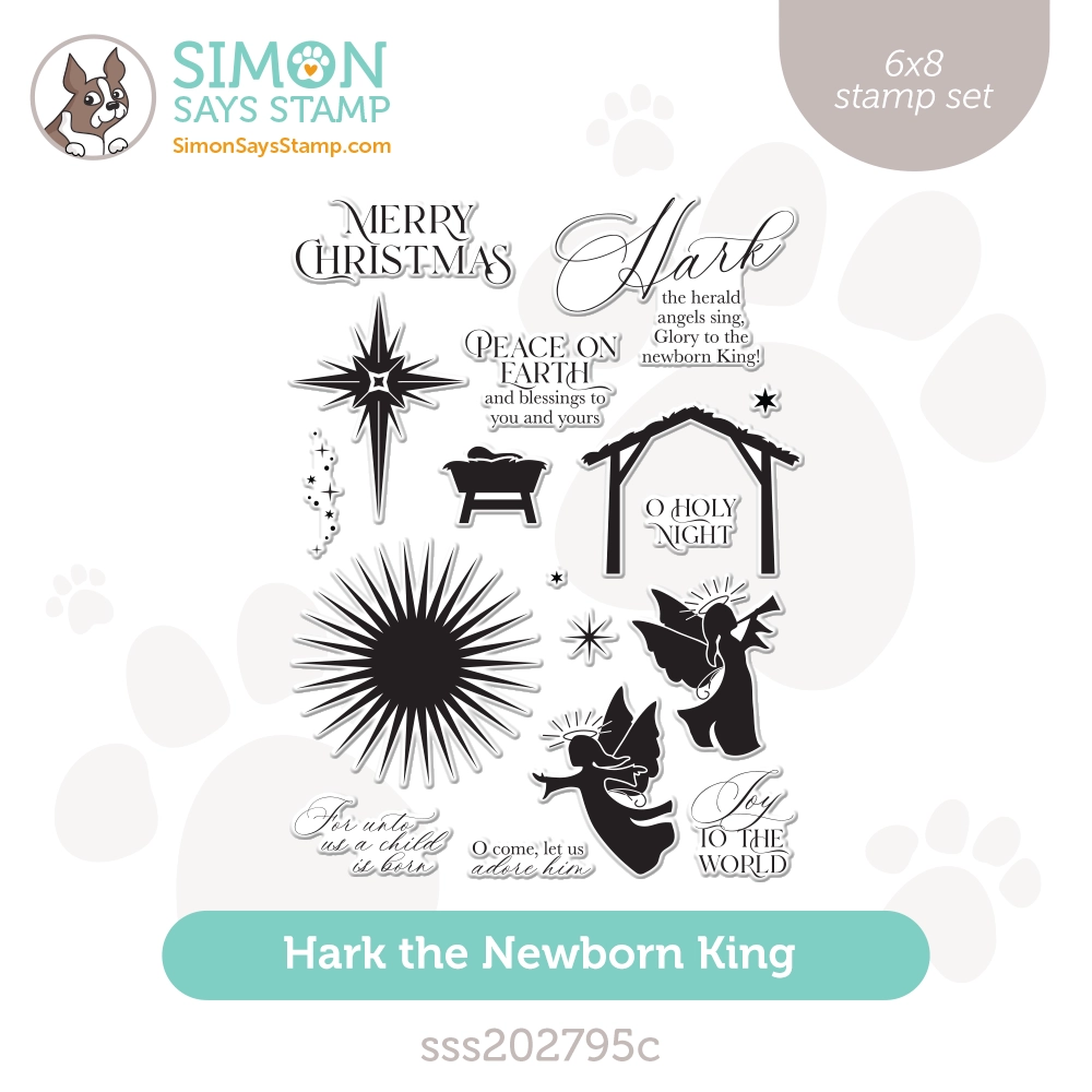 Simon Says Clear Stamps Hark The Newborn King sss202795c