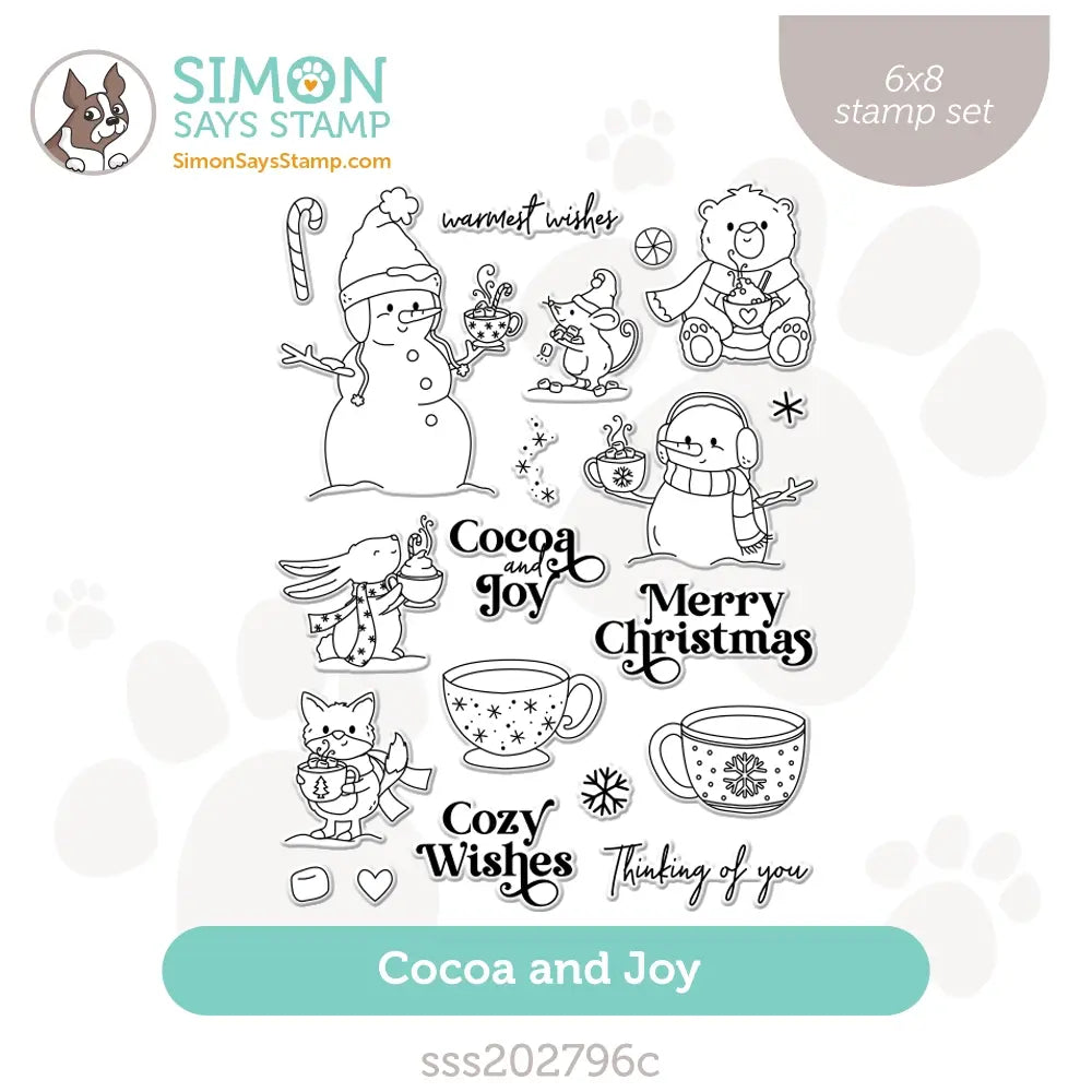 Simon Says Clear Stamps Cocoa And Joy sss202796c