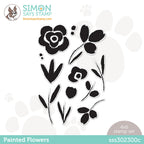 Simon Says Clear Stamps PAINTED FLOWERS sss302300c *