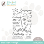 Simon Says Clear Stamps SEAS AND GREETINGS sss302329c *