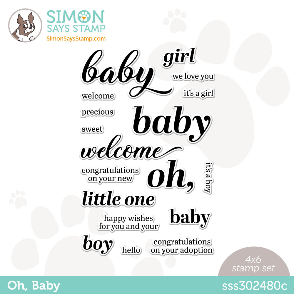 Simon Says Clear Stamps OH BABY sss302480c