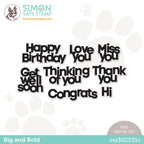 Simon Says Clear Stamps BIG AND BOLD sss302531c
