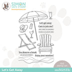 Simon Says Clear Stamps LET'S GET AWAY sss302533c