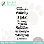 Simon Says Clear Stamps SAY IT IN SPANISH sss302546c