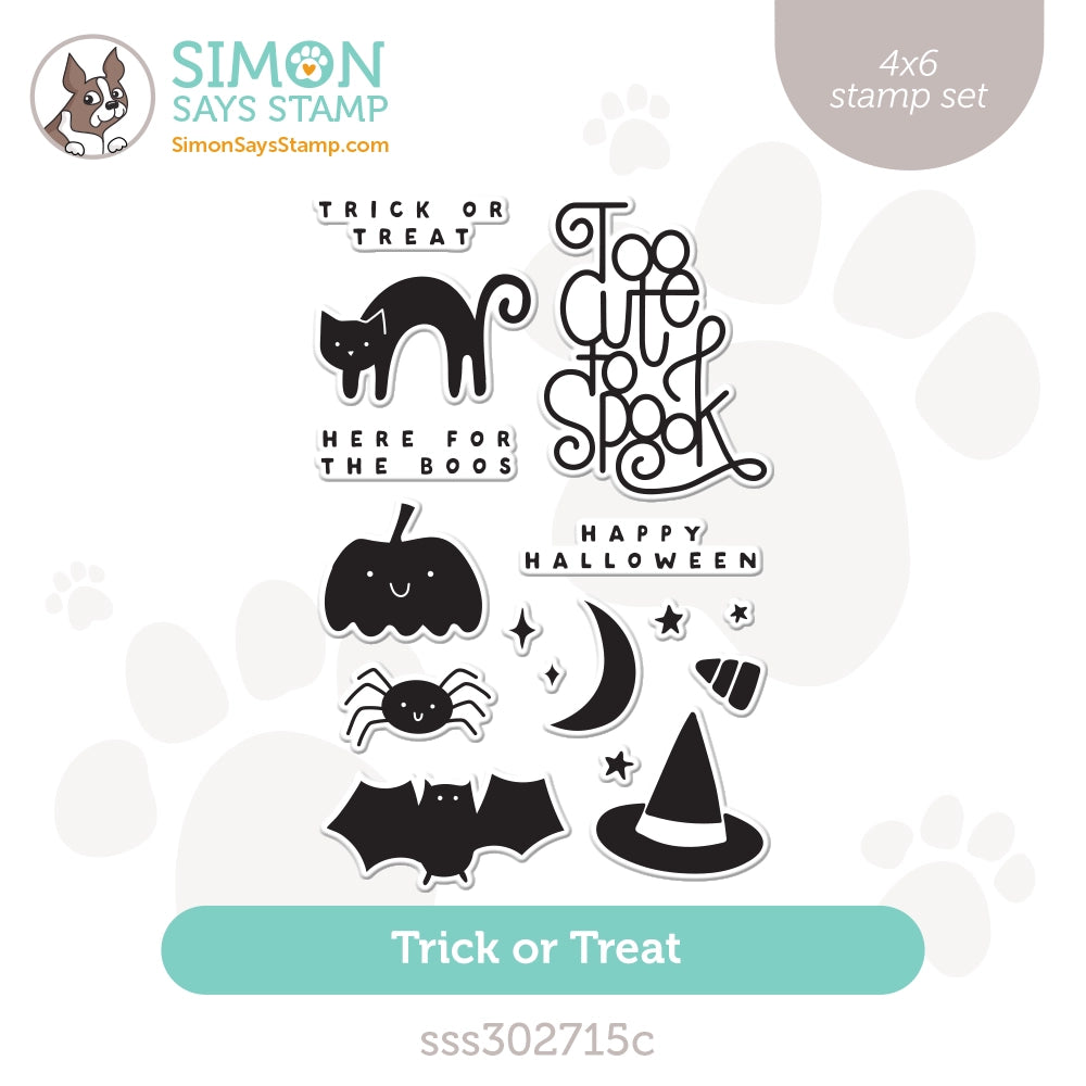 Simon Says Clear Stamps Trick Or Treat sss302715c Stamptember