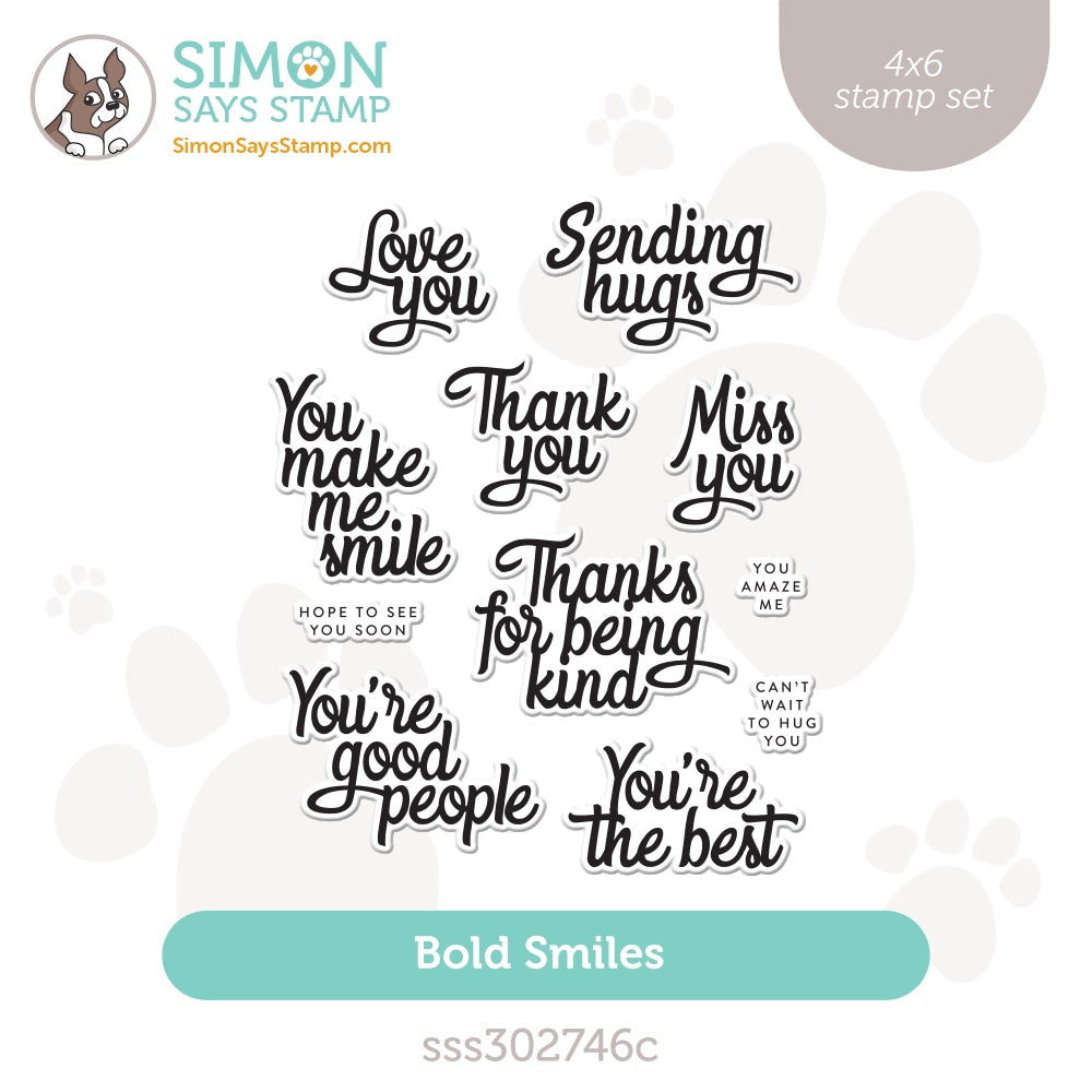 Simon Says Clear Stamps Bold Smiles sss302746c Season Of Wonder