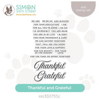 Simon Says Clear Stamps Thankful And Grateful sss302755c