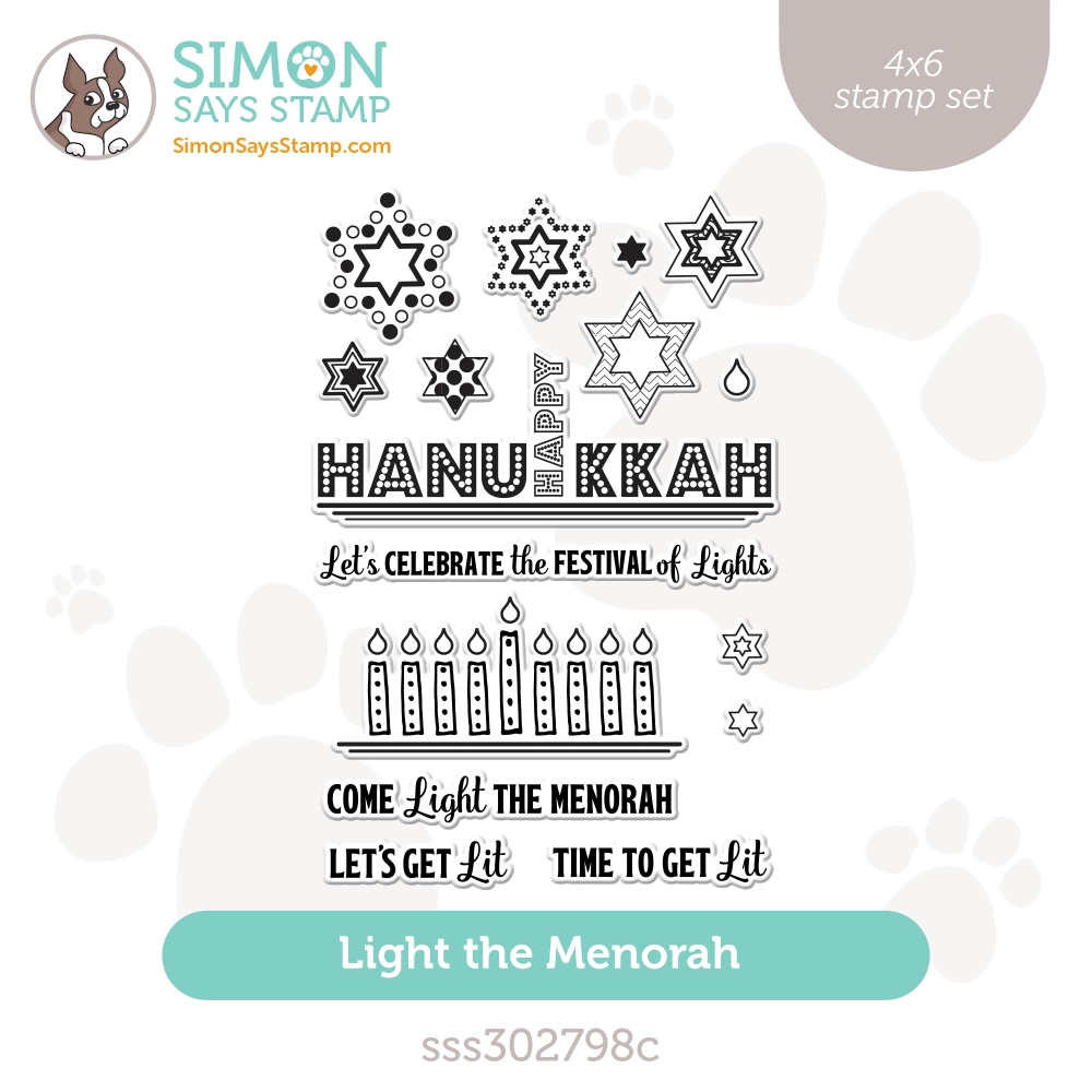 Simon Says Clear Stamps Light The Menorah sss302798c Season Of Wonder