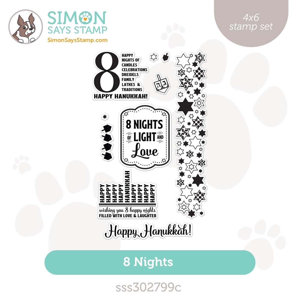 Simon Says Clear Stamps 8 Nights sss302799c All The Joy