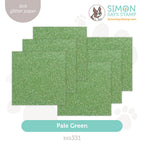 Simon Says Stamp Glitter Cardstock Pale Green 6x6 sss331 Favorite Things