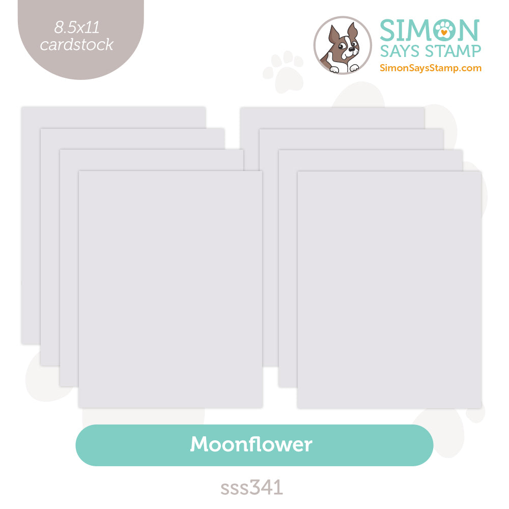 Simon Says Stamp 8 Sheets Cardstock Moonflower sss341 In My Heart