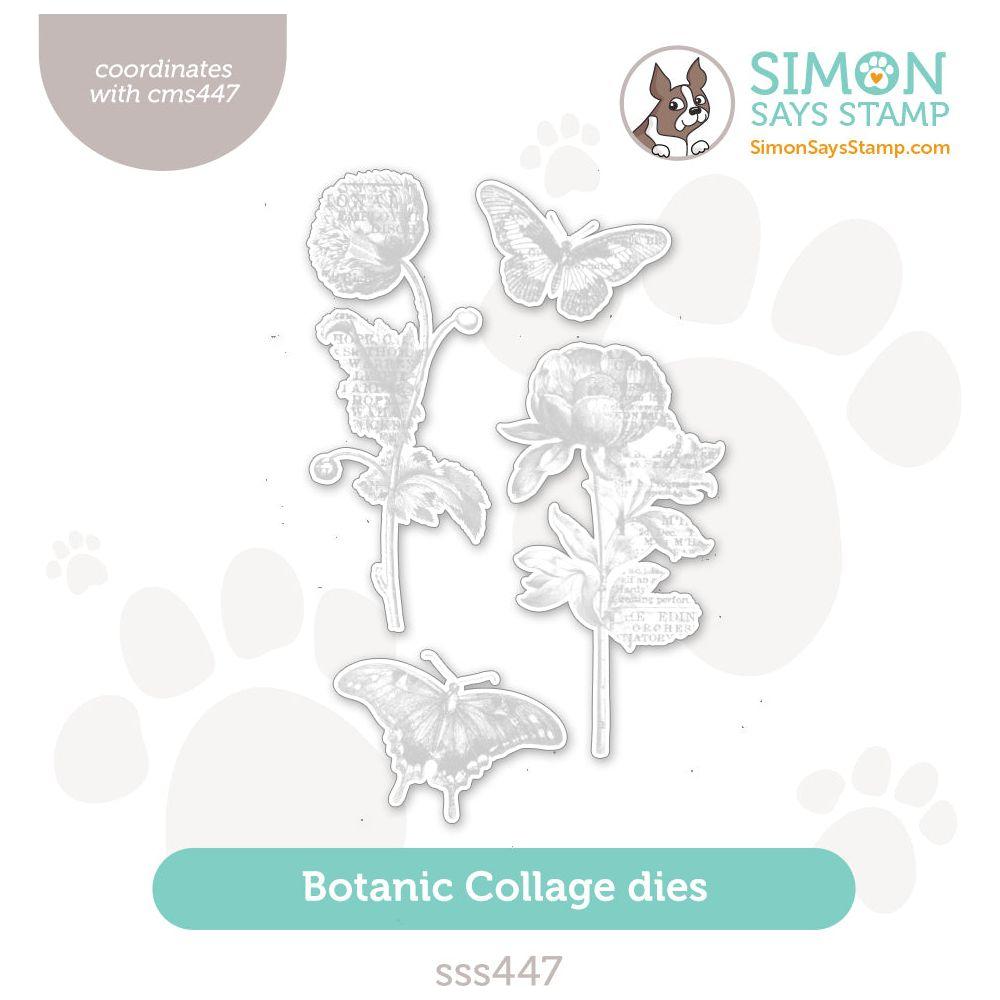 Simon Says Stamp Botanic Collage Wafer Dies sss447 Be Bold