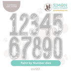 Simon Says Stamp Paint By Number Wafer Dies sss483