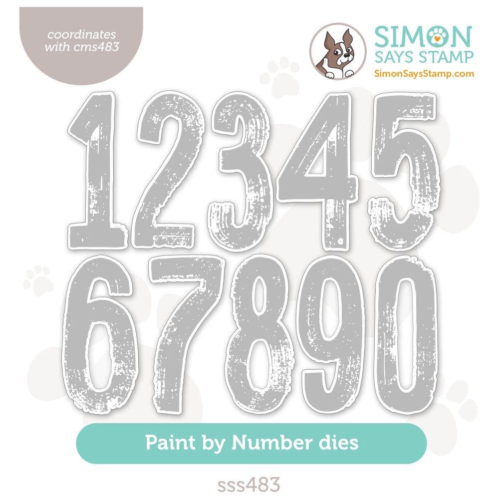 Simon Says Stamp Paint By Number Wafer Dies sss483