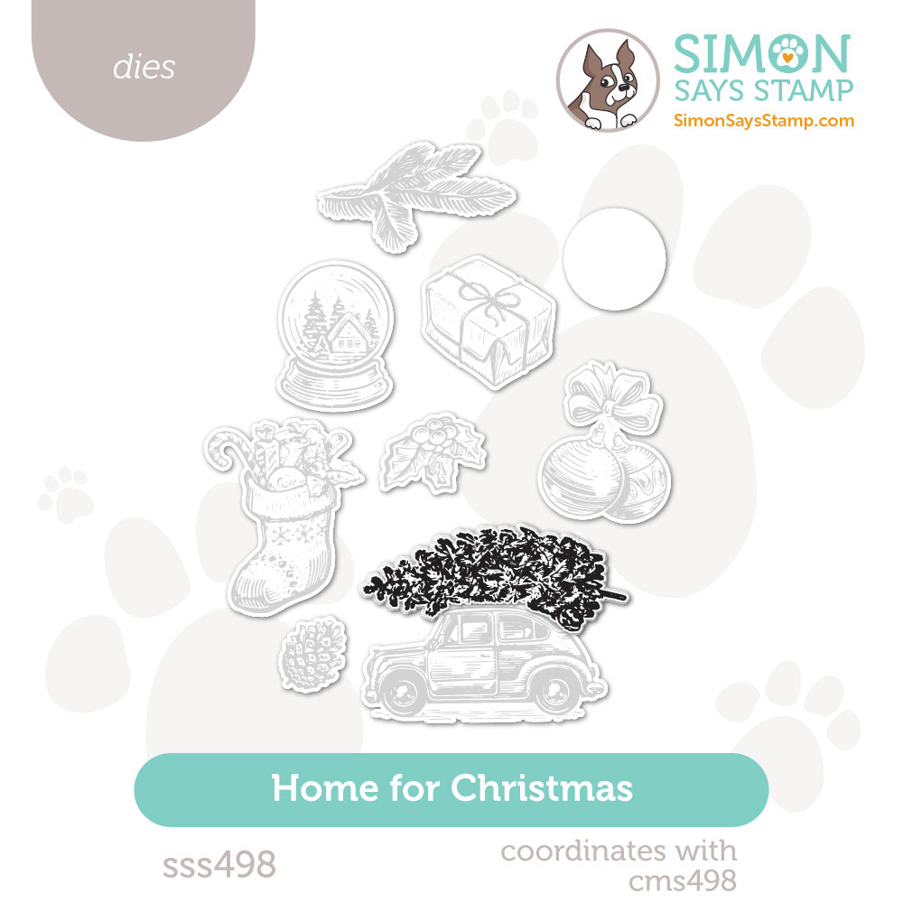Simon Says Stamp Home For Christmas Wafer Dies sss498