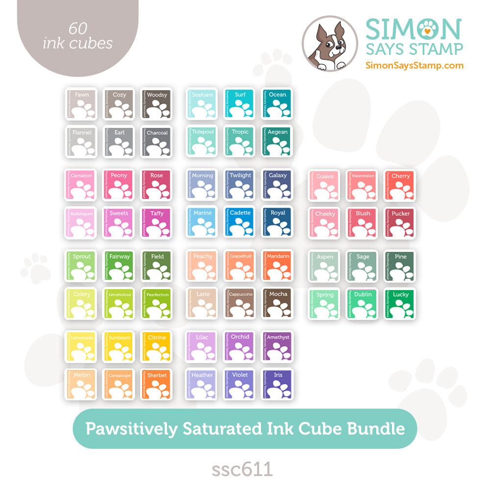 Simon Says Stamp Pawsitively Saturated Ink Cubes Set