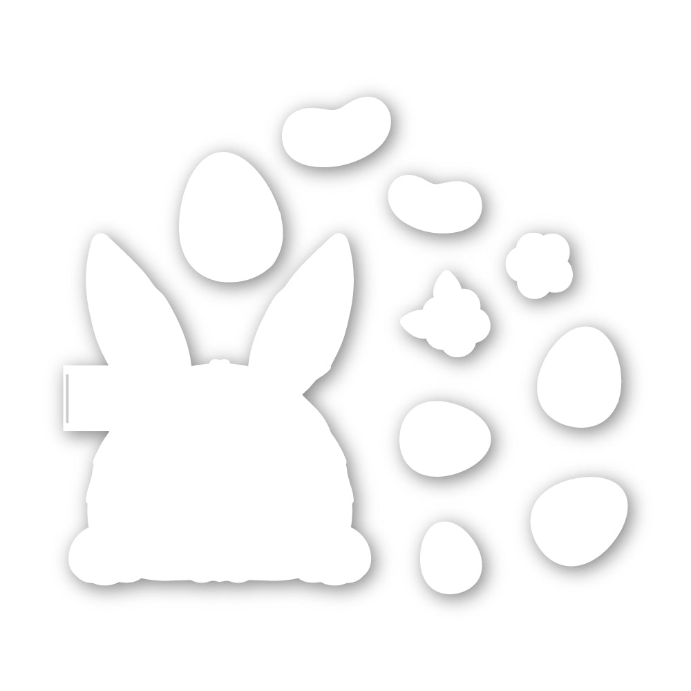 Simon Says Stamp BUNNY BUTT PEEK A BOO Wafer Dies sssd112120c *