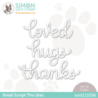 Simon Says Stamp Small Script Trio Wafer Dies sssd112268 *