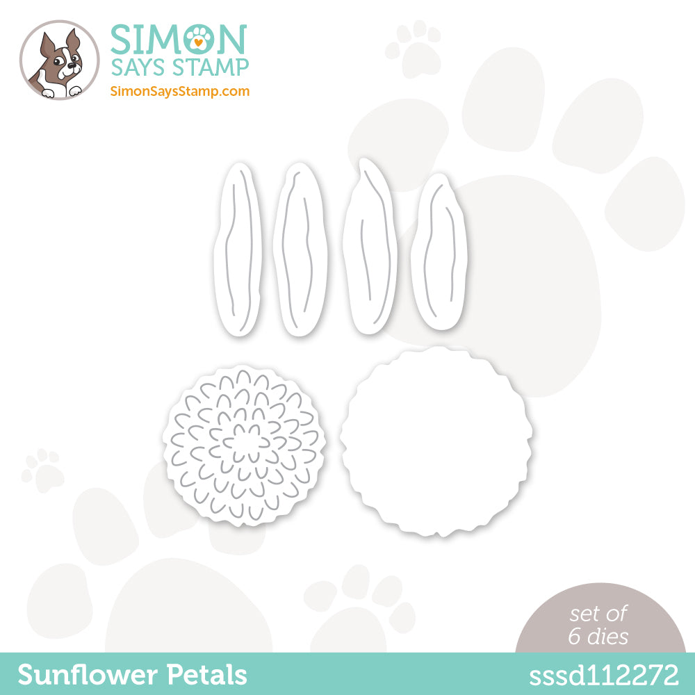 Simon Says Stamp SUNFLOWER PETALS Wafer Dies sssd112272 *