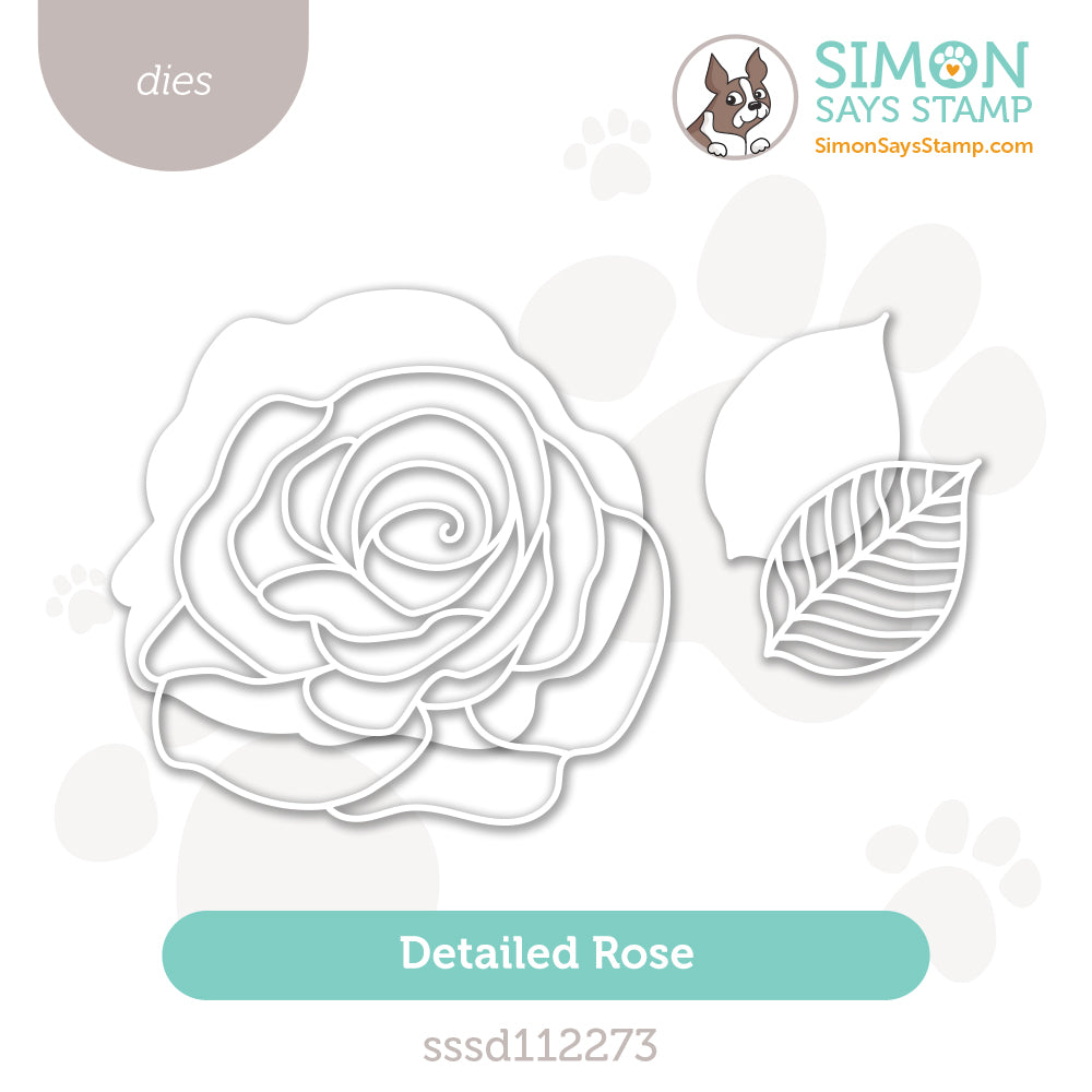 Simon Says Stamp Detailed Rose Wafer Dies sssd112273